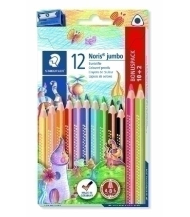 LAPICES COLOR STAEDT.128 NC TR.JUMBO 10