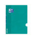 LIBRETA GRAP.OXFORD SCH.A4 48h HZT. AQUA