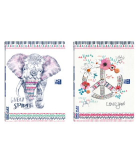 LIBRETA GRAP.OXFORD SCH.BOHO A4 48h HZT.