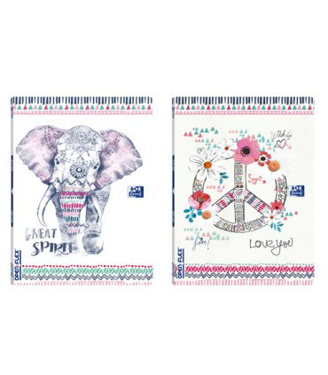 LIBRETA GRAP.OXFORD SCH.BOHO A4 48h HZT.