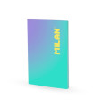 LIBRETA MILAN SUNSET A4 48h HZ. TURQUESA
