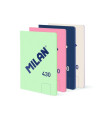 LIBRETA MILAN 430 A5 48h LISO P/4