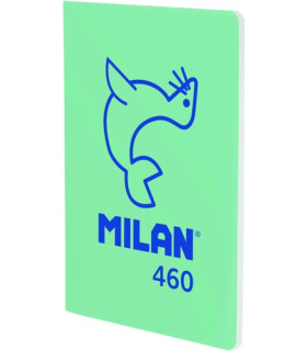 LIBRETA MILAN 460 A5 24h LISO VERDE