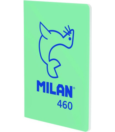 LIBRETA MILAN 460 A5 24h LISO VERDE