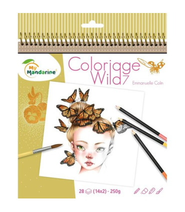 BLOC CLAIR. COLORIAGE WILD 7
