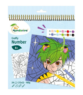 BLOC CLAIR. MANDARINE DIB.NUM. MANGA