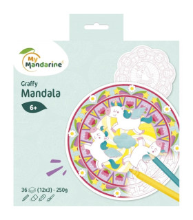 BLOC MANDALA CLAIR. GRAFFY MAND. MAGIA