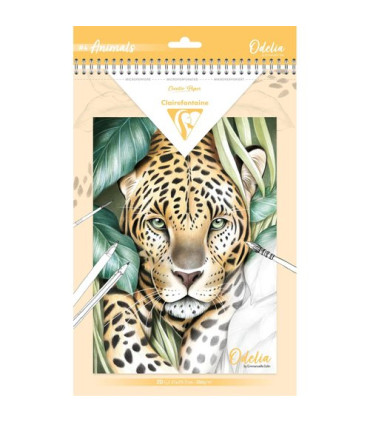 BLOC CLAIREFONTAINE ODELIA ANIMALES
