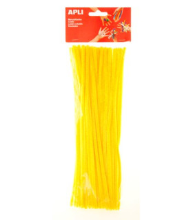 LIMPIA PIPAS APLI AMARILLO 30 cm. B/50