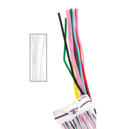 LIMPIA PIPAS VARILLA BLANCO 30 CMS. B/40