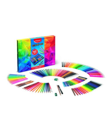 MALETIN MAPED COLORING 150 PIEZAS