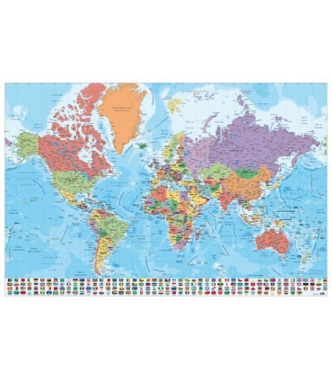 MAPA ERIK MURAL 61x91 F/P MUNDO