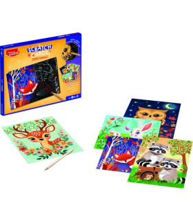 MAPED CREATIV TARJETAS DE RASCAR ANIMALE
