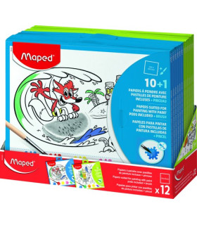 MAPED PAPELES PINTAR C/PASTILLAS 10 und