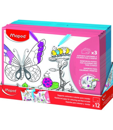 MAPED SOPORTE COLOREAR Y PINTAR 3und