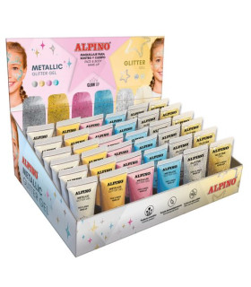 MAQUILL.ALPINO GLITTER GEL EXPOS. 36