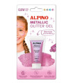 MAQUILL.ALPINO GLITTER MET. ROSA B/1