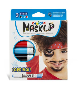 MAQUILL.CARIOCA BARRA CARNAVAL C/3