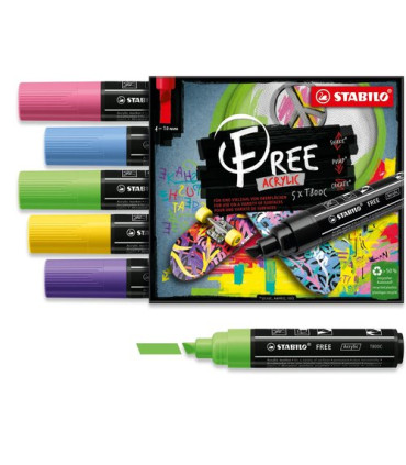 ROTUL.STABILO ACRYLIC FREE T800C ES.5
