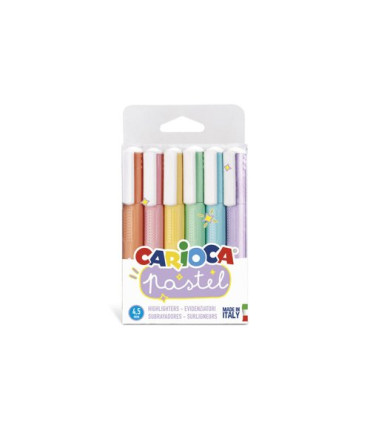 ROTUL.CARIOCA LAVABLE PASTEL B/6