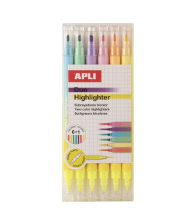 ROTUL.APLI DOBLE PUNTA FLUOR B.6