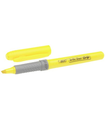 ROTUL.FLUOR BIC BRITE LINER GRIP AMARILL