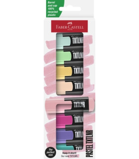 ROTUL.FLUOR FABER CASTELL PASTEL P/8