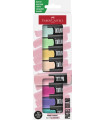 ROTUL.FLUOR FABER CASTELL PASTEL P/8