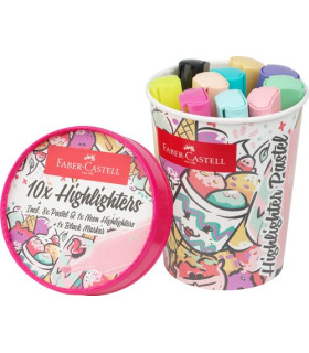 ROTUL.FLUOR FABER CASTELL 46 PAST. PACK.