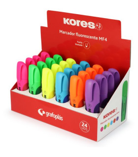 MARCADOR FLUOR KORES MF4 SURTIDO