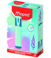 ROTUL. FLUOR MAPED GLITTER AZUL
