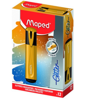 ROTUL. FLUOR MAPED GLITTER ORO