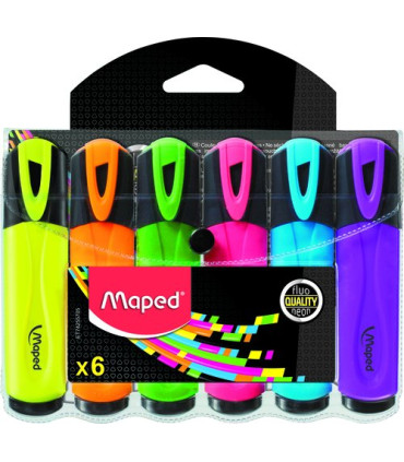 ROTUL. FLUOR MAPED PEPS CLASSIC P/6