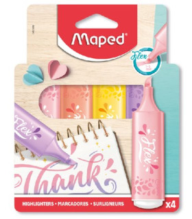 ROTUL. FLUOR MAPED FLEX PASTEL B/4
