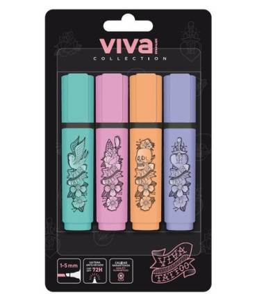 ROTUL.FLUOR MOLIN VIVA TATTO B/4