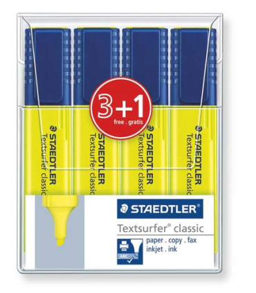 ROTUL. FLUOR. TEXTSURFER ESTUCHE 4 AMA
