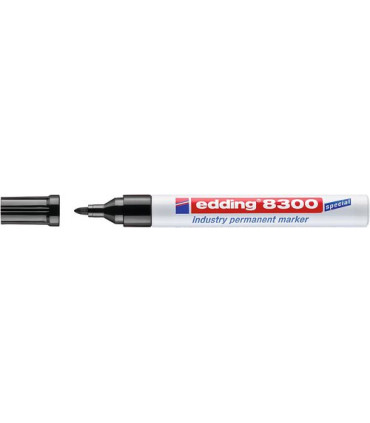 ROTUL.EDDING 8300 INDUSTRY MARKER NEGRO