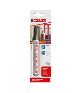ROTUL.EDDING 3000  NEGRO BLISTER 1
