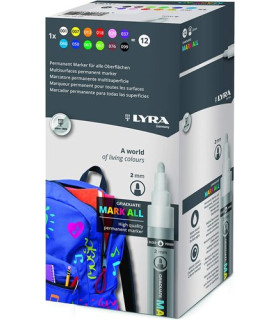 ROTUL.LYRA MARK ALL 1,0 mm. SURTIDO C/12