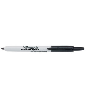 ROTUL.PAPERMATE SHARPIE RETRACTIL NEGRO