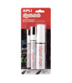 ROTUL.PIZAR.APLI CHALK CONICO BLAN. B/3
