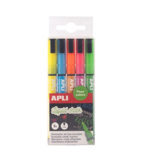 ROTUL.PIZAR.APLI CHALK CONICO SURT. B/5