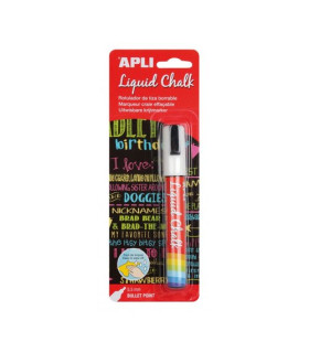ROTUL.PIZAR.APLI CHALK CONICO BLANCO