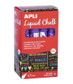 ROTUL.PIZAR.APLI CHALK CONICO LILA C/12