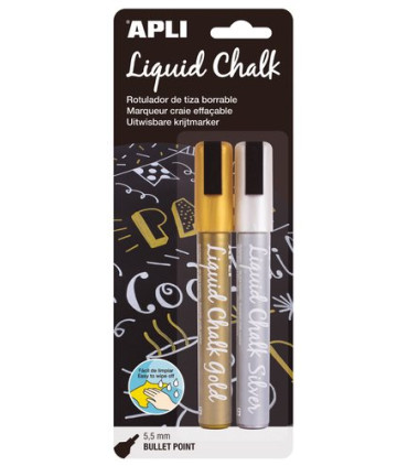 ROTUL.PIZAR.APLI CHALK CONICO SURT. B/2