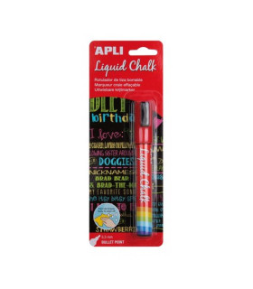 ROTUL.PIZAR.APLI CHALK CONICO ROJO