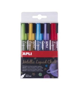 ROTUL.PIZAR.APLI CHALK CONICO SURT. B/5
