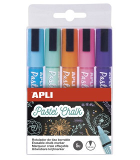 ROTUL.PIZAR.APLI CHALK CONICO SURT. B/5