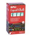 ROTUL.PIZAR.APLI CHALK CONICO VERDE C/12