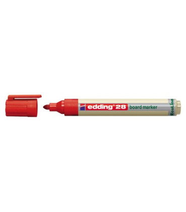 ROTUL.PIZAR.EDDING  28 ECOLINE ROJO